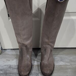 Bronx Gray Heeled Boots